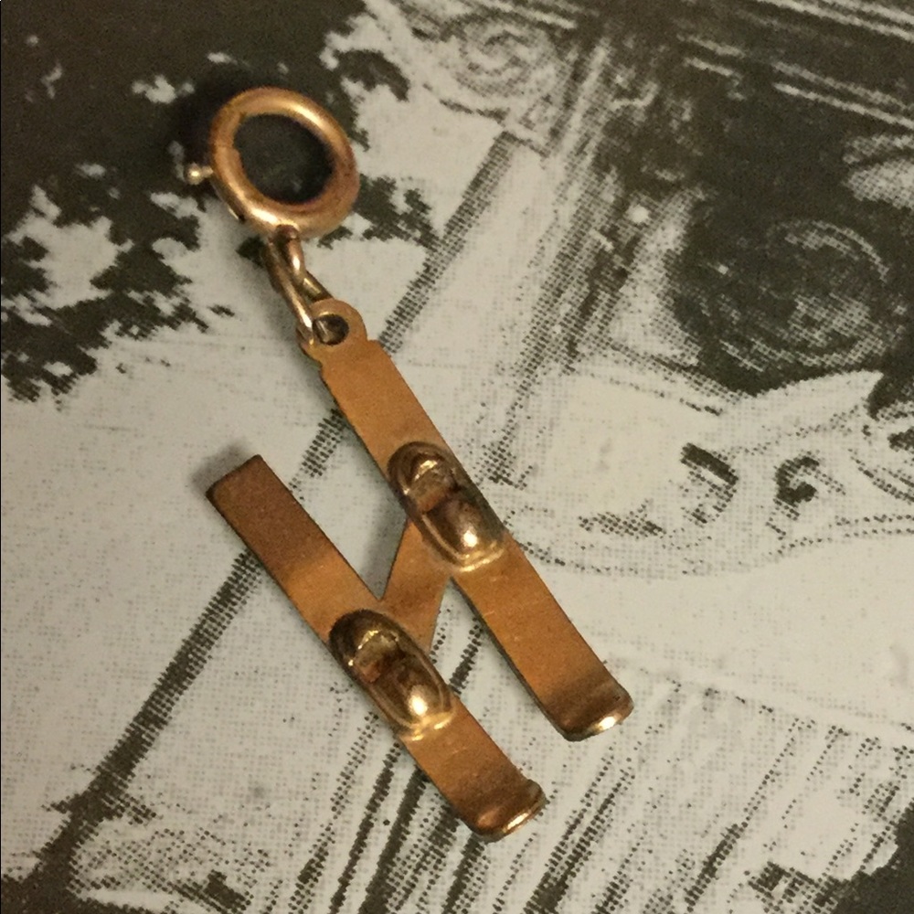 Vintage ski charm